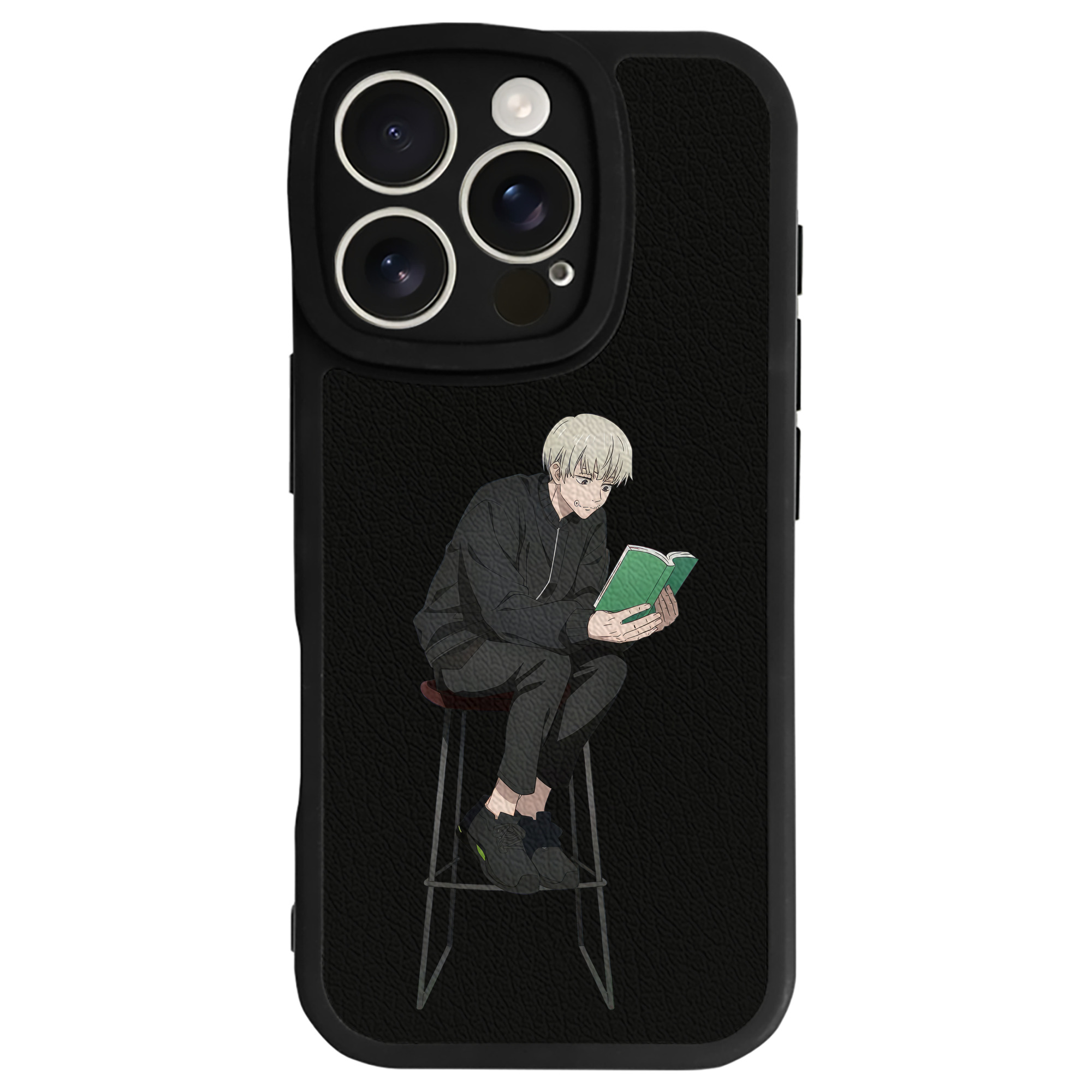 （画像用） 呪術廻戦 Jujutsu Kaisen 【iPhone 16シリーズ対応】シリコンスマホケース（レザー調） 材質：シリコン